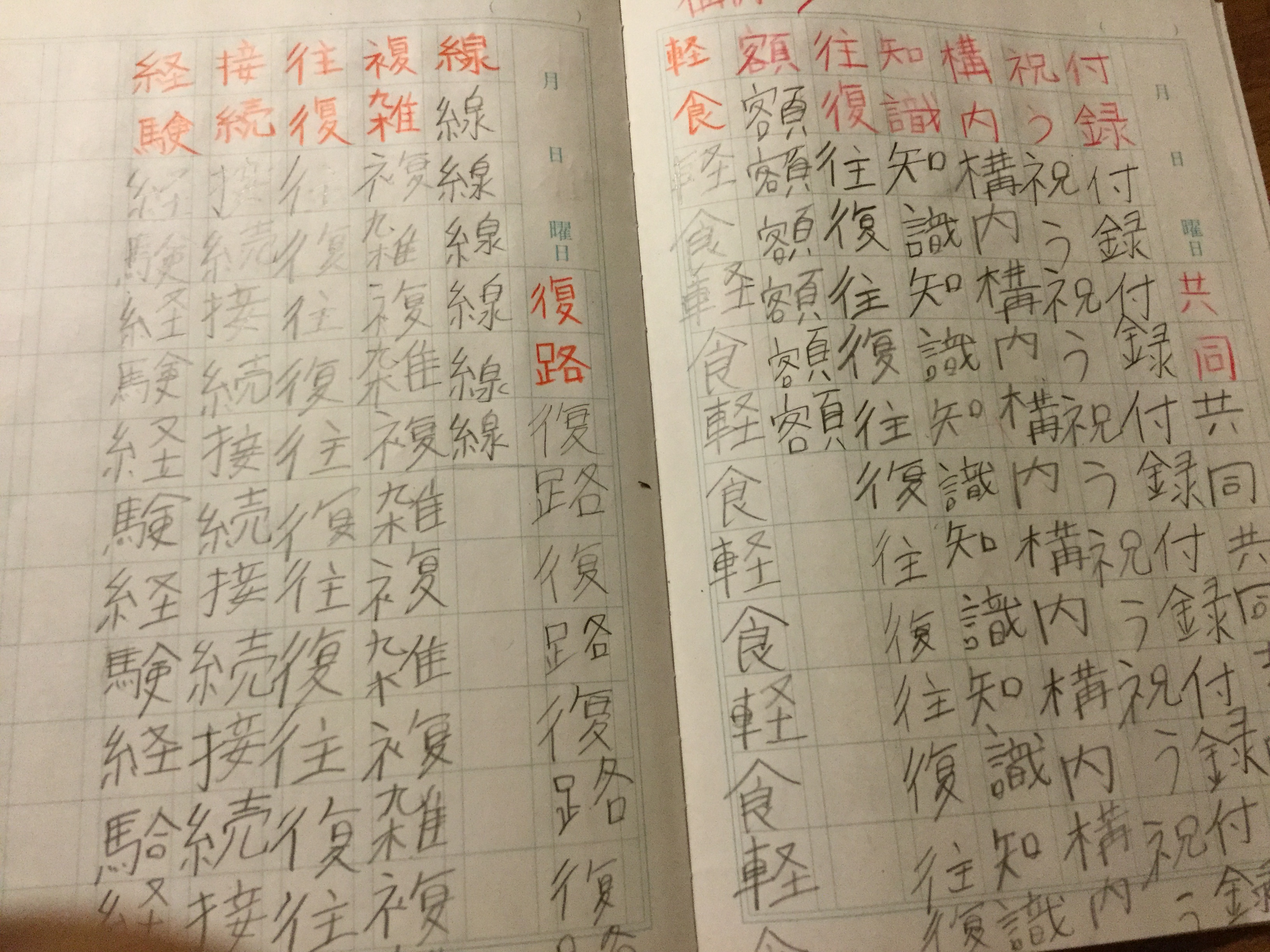 夏休み 子どもの漢字の勉強は１学期の復習で終わってしまった話